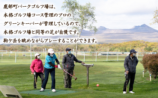 【シーズン券】北海道鹿部町パークゴルフ場 パークゴルフ シーズン券 １名様 スポーツ プレー券