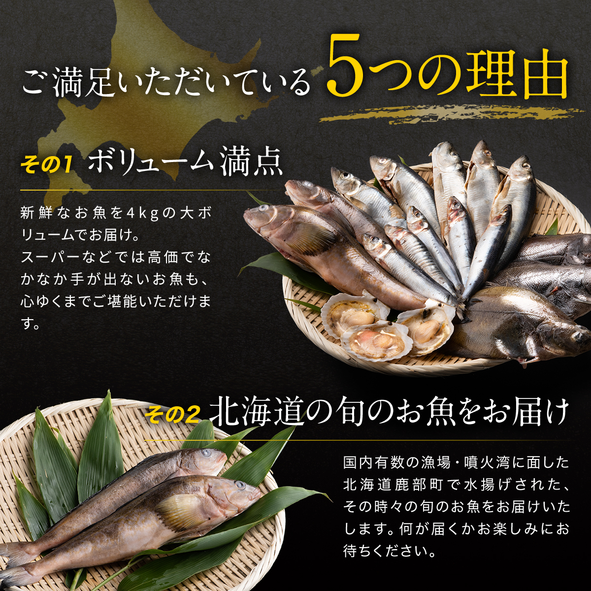 【2025年3月下旬発送】【緊急支援品】北海道 冷凍鮮魚セット 最大4kg 「漁師応援プロジェクト！」 下処理済み 冷凍 鮮魚 海鮮 海産 地元 ホタテ 事業者支援 中国禁輸措置