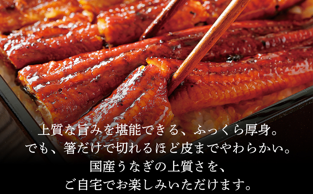 【2026年8月下旬発送】 国産 うなぎ 蒲焼き 4尾 タレ付き