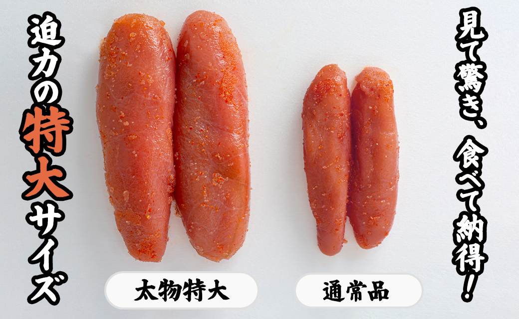 【丸鮮道場水産】 北海道産 明太子太物特大 750g めんたいこ 国産