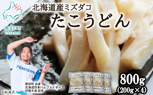 【北海道産】たこうどん 800g（200g×4パック）北海道産 たこしゃぶ 小分け 刺身 タコ たこ 刺身 タコ たこ 刺身 タコ たこ 刺身 タコ たこ 刺身 タコ たこ 刺身
