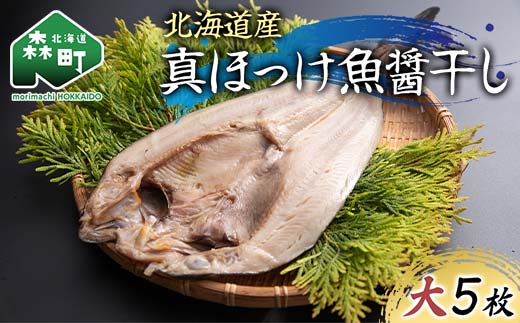 北海道産 真ほっけ魚醤干し 大5枚入り 魚介 海産物 海鮮 食品 北海道 森町 mr1-1215