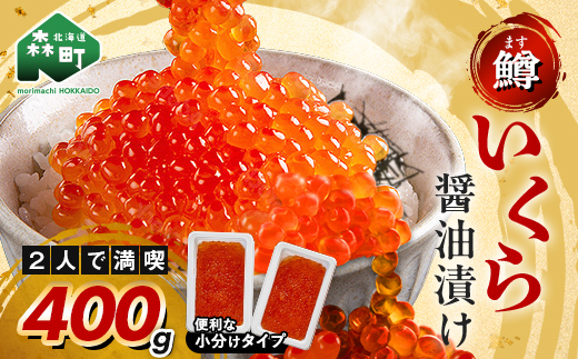 100gの小分けが便利  いくら 醤油漬け 100g×4パック （鱒卵） ＜ワイエスフーズ＞ mr1-1262