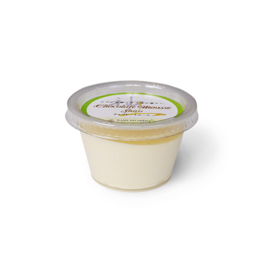 北海道上ノ国町　チョコムース（ホワイトチョコレート）4個　スイーツ　洋菓子　誕生日　ムース　プリン　贈り物　贈答品