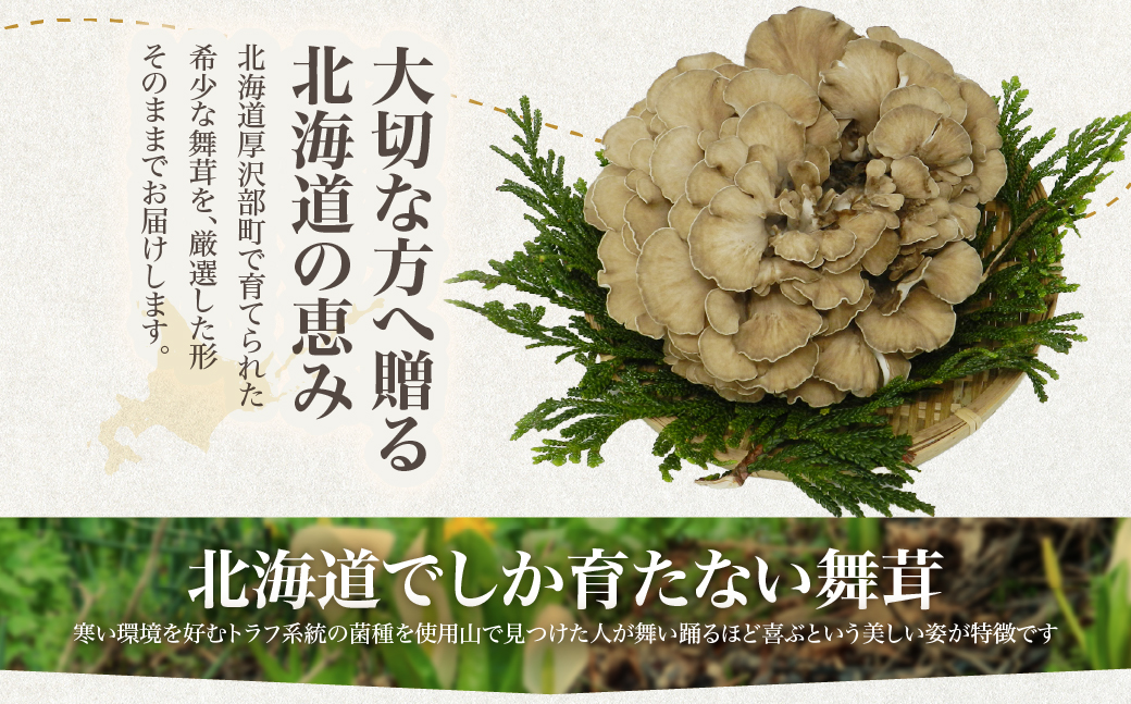 厚沢部の極み 肉厚えぞ舞茸 ご家庭用（バラタイプ）500g×8個 北海道厚沢部町産 ASM003