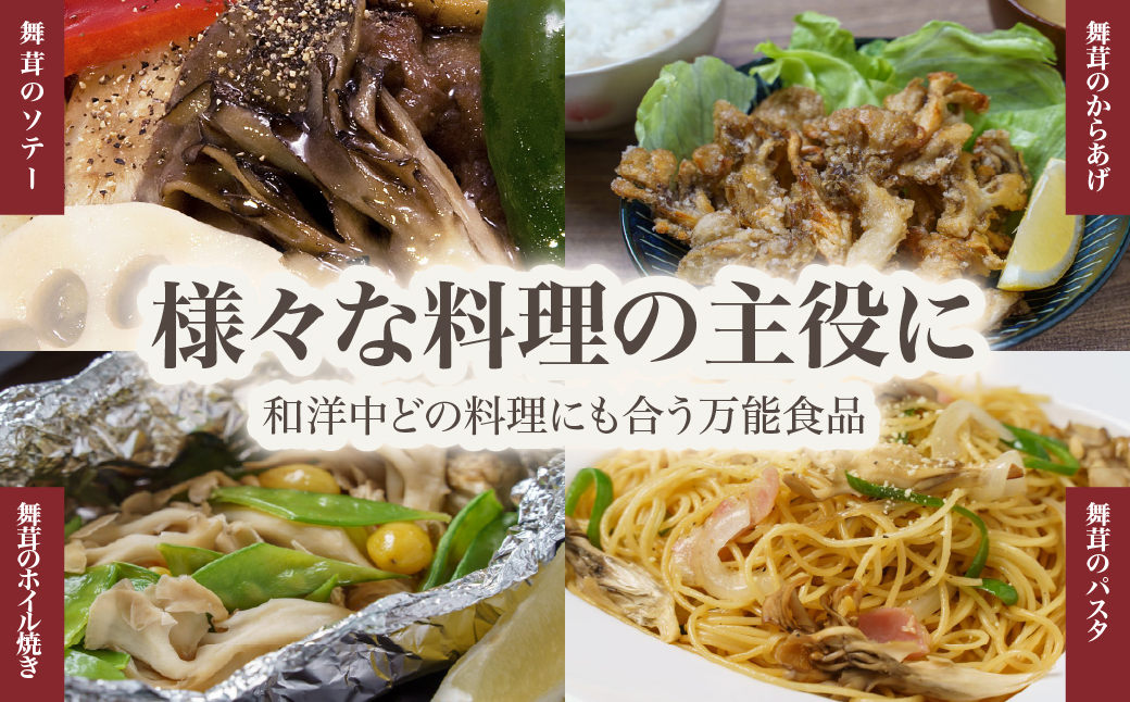 厚沢部の極み 肉厚えぞ舞茸 ご家庭用（バラタイプ）500g×8個 北海道厚沢部町産 ASM003