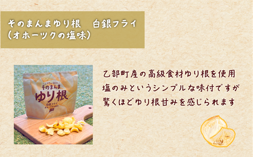 ＜ゆり根フライ・大莢白乙女フライ 2個(各1個)セット＞北海道 北海道産 ゆり根 大莢白乙女 大豆 フライ そのまんま そのまんまシリーズ