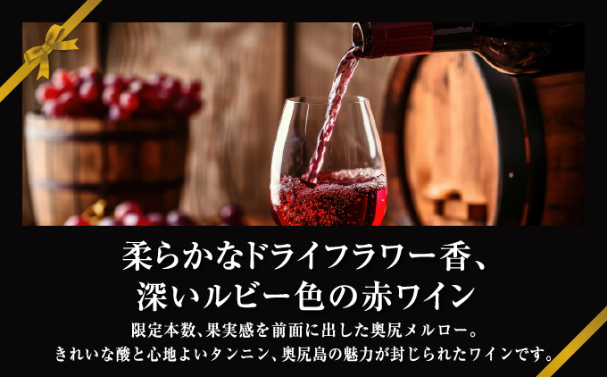 「奥尻ワイン」 OKUSHIRI『メルロー2021　音響振動熟成』 | 北海道 奥尻町 送料無料 OKS08-003