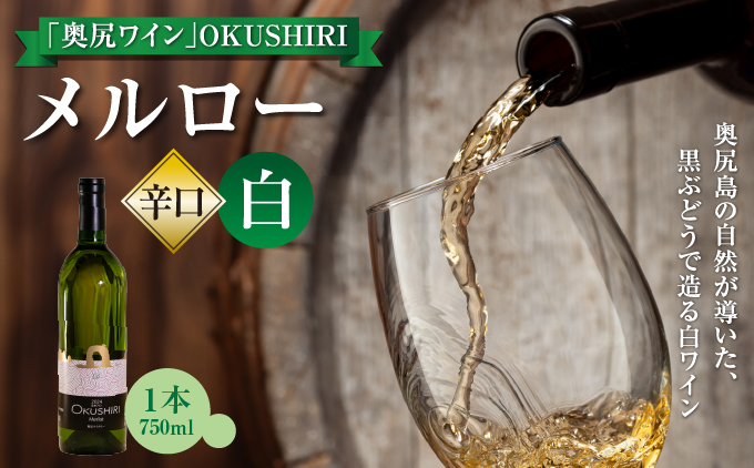 奥尻ワインメルロー（白）750ml | 北海道 奥尻町 送料無料 OKS08-004