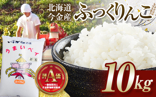 令和7年産 ふっくりんこ10kg お米 米 10kg 北海道 北海道産 ふっくりんこ  F21W-544