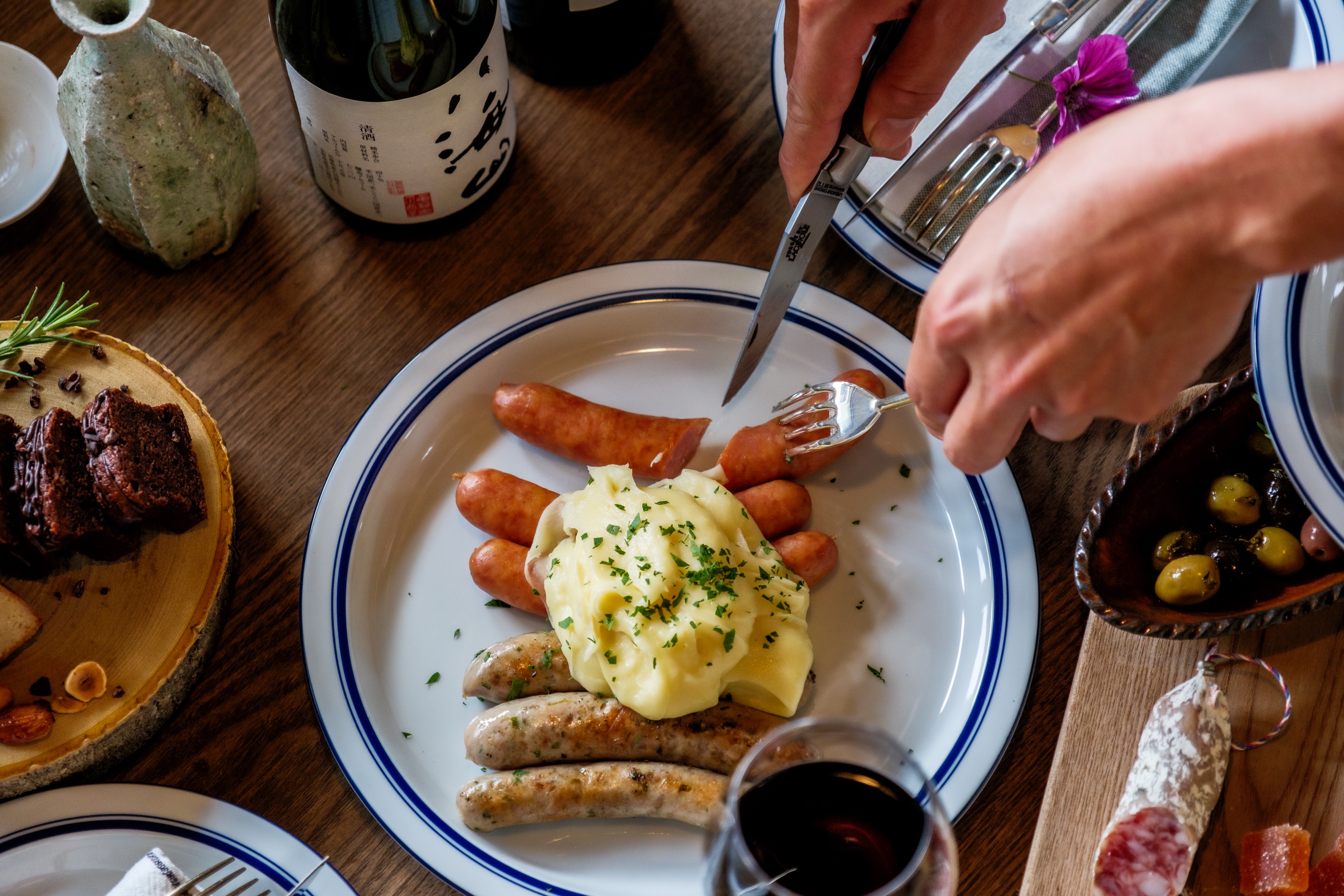 【素敵な食卓セット】　北海道の粒マスタードとコラボ 北海道 せたな町 ふるさと納税