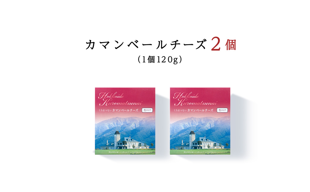 カマンベールチーズ 120ｇ（生） 2個 カマンベール チーズ おつまみ ギフト 《 トワヴェール 》 黒松内 北海道