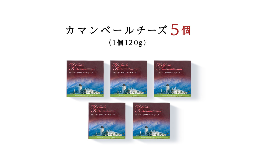 カマンベールチーズ 120ｇ 5個 カマンベール チーズ おつまみ ギフト 《 トワヴェール 》 黒松内 北海道