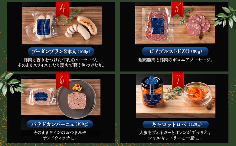 北海道ニセコ町　ニセコシャルキュトリーセット【0410303】