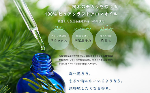 トドマツスプレー ルームスプレー エーテリアルファー 100ml 部屋 空間 スプレー オンライン 申請 ふるさと納税 北海道 ニセコ トドマツ 森 樹木 自然 森林浴 消臭効果 花粉症対策 空気浄化 香り ウッディ ニセコ町【20018】