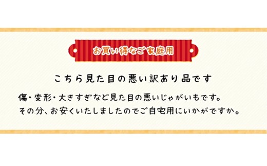 〈早期予約・数量限定〉北海道ニセコ町 訳ありじゃがいも北あかり10kg【2026年産】【3200902】