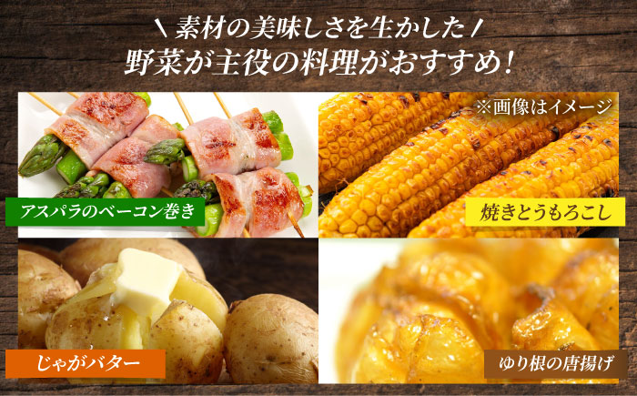 【2026年5月下旬以降順次発送】 【全4回定期便】 まっかり四季の恵みセット | 野菜セット 野菜 詰合せ アスパラ とうもろこし じゃがいも ゆり根 | 道の駅 真狩フラワーセンター [BPAM007]