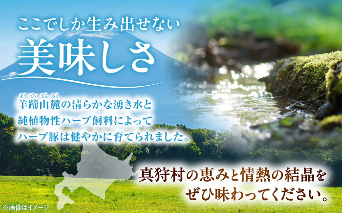 真狩産ハーブ豚使用 無塩せきウインナーソーセージ 計2kg（500g×4パック） | ウインナー ソーセージ 豚肉 おかず 小分け | 道の駅 真狩フラワーセンター [BPAM061]