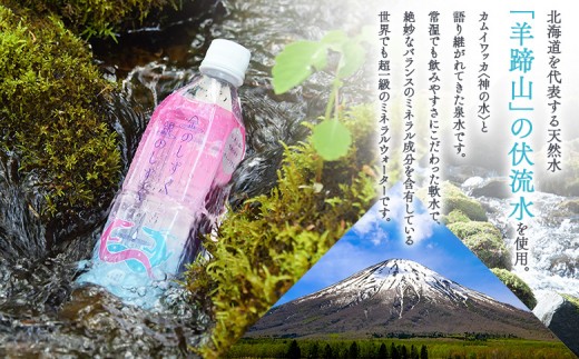 【全3回定期便】 ニセコ解離水 金のしずく・銀のしずく 500ml×24本 | 水 保存水 軟水 ミネラルウォーター 羊蹄山 解離水 | 株式会社アプロディーテ [BPAH002]