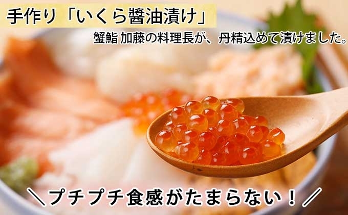 無地熨斗 北海道 厳選6種 海鮮丼 セット 雲丹 入り 300g前後 2人前 魚貝類 うに ウニ いくら醤油 イクラ 魚卵 帆立 ホタテ タコ たこ  鮭 シャケ 秋鮭|JALふるさと納税|JALのマイルがたまるふるさと納税サイト