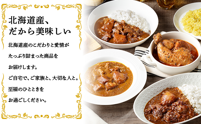 無地熨斗 倶知安 カレー 4種 食べ比べ 計12個 中辛 北海道 スープカレー ビーフカレー ポークカレー 牛すじカレー じゃがいも 牛肉 豚肉 鶏 レトルト レトルトカレー 