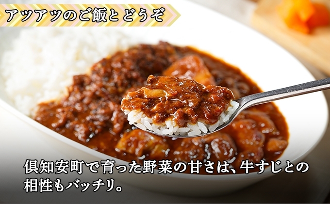 無地熨斗 北海道 倶知安 牛すじカレー 200g 20個 中辛 レトルト食品 加工品 時短 牛すじ 野菜 じゃがいも お取り寄せ グルメ 【お肉・牛肉・加工食品】 レトルトカレー 