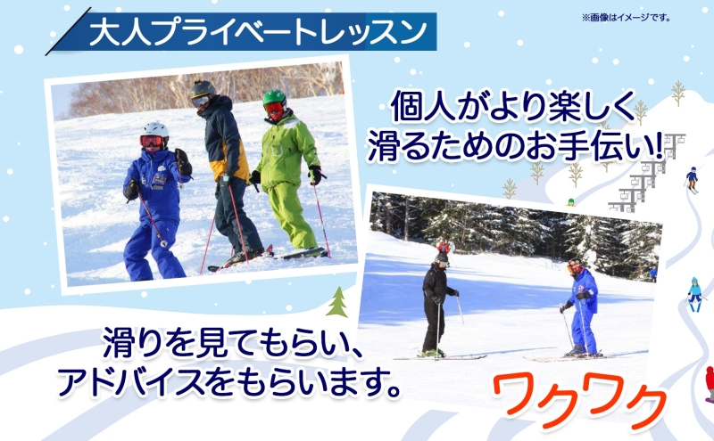 北海道 スキー スノーボード プライベート レッスン1日券 1枚  1インストラクター グランヒラフスキー場 スキーレッスン プライベートレッスン 子供 大人 冬季 アクティビティ スノボ パウダースノー ヒラフ ひらふ ニセコ NAC