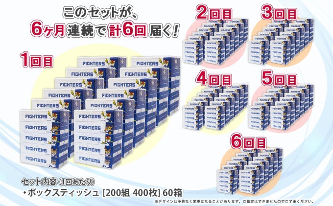 定期便 6ヵ月 連続6回 北海道 日本ハムファイターズ ボックス