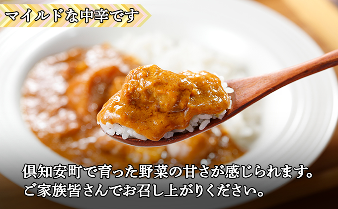 北海道 倶知安 ポークカレー 計3個 中辛 カレー レトルト 食品 加工品 ポーク 豚肉 野菜 じゃがいも お取り寄せ グルメ スパイシー 【お肉・牛肉・加工食品】 