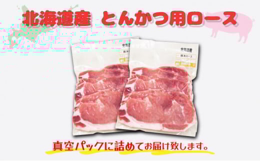 北海道産豚肉・とんかつ用ロース1.2kg（120g×10枚） F21H-429