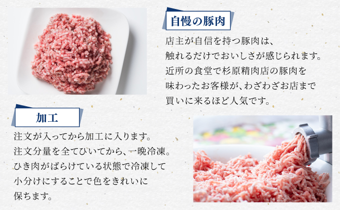 北海道産豚ひき肉2kg（200g×10パック） F21H-431