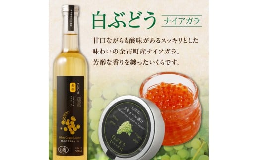 いくらリキュール漬け 3瓶セット（白ぶどう・りんご・トマト）_Y006-0034