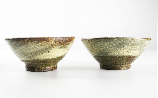 刷毛目めし碗 作家：馬渡 新平_Y020-0450