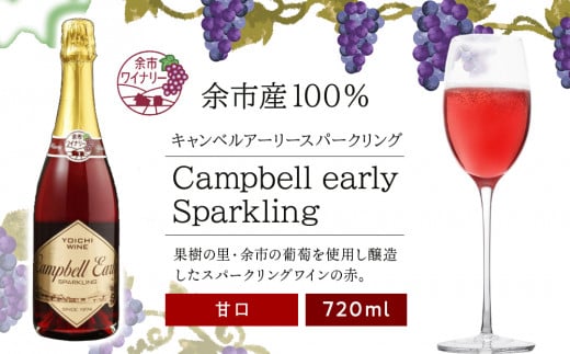 キャンベルアーリースパークリング720ml＜余市ワイン＞_Y020-0401