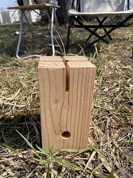 北海道育ちの木材を使った宮大工特製「スウェーデントーチ」