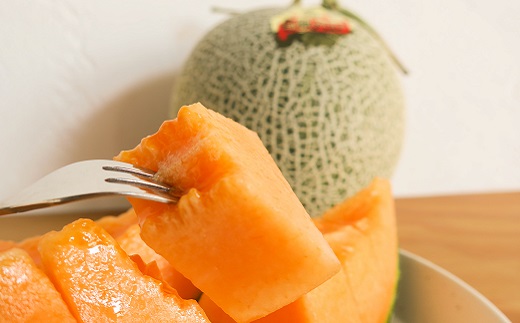 【先行予約】北海道産赤肉メロン3種定期便（1玉×3回）