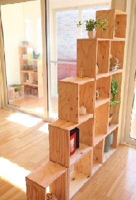 北海道育ちの木材を使った宮大工特製 「キューブBOX M」