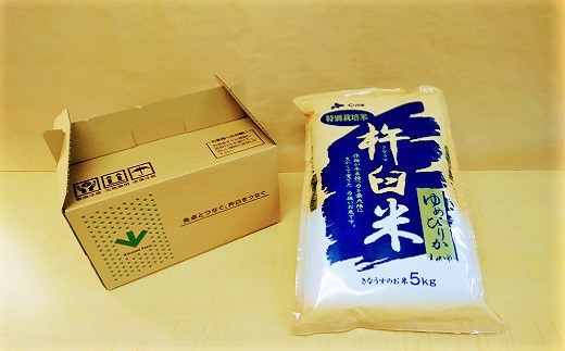 【無洗米12ヶ月定期便】特別栽培「きなうす米」北海道産ゆめぴりか5kg×12回