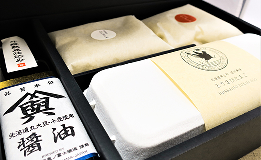 大切な人におくりたい すべて北海道栗山町産のたまごかけご飯ギフトボックス 「しょうゆ」