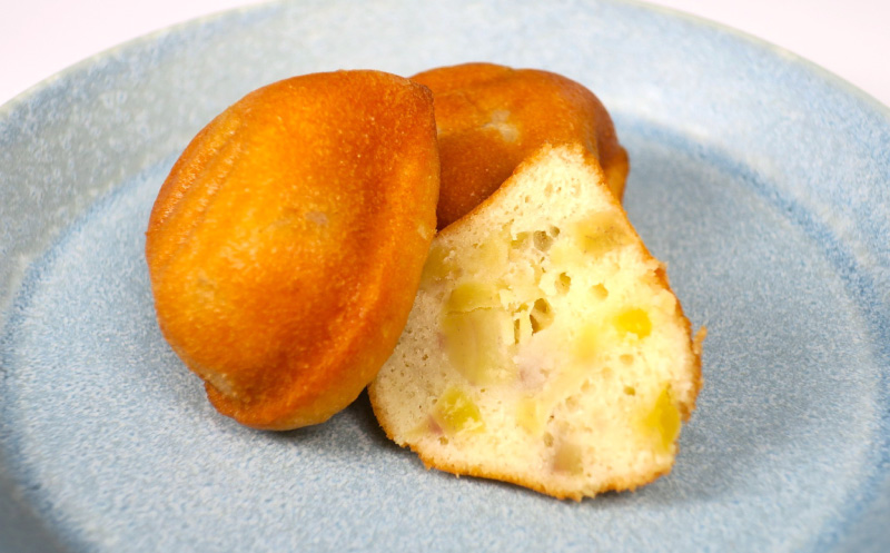 北海道栗山町産「栗山栗」100％使用！こだわり素材の手作りマドレーヌ（12個入）