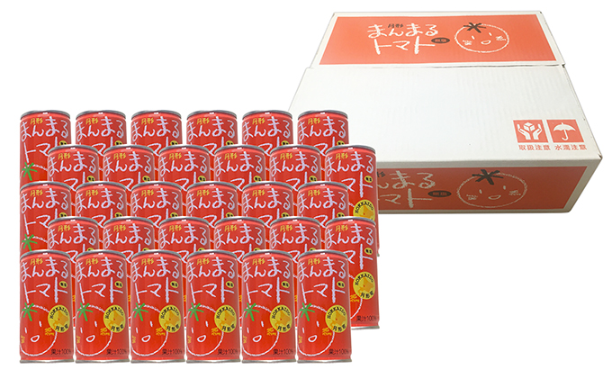 ≪食塩無添加≫北海道月形町産完熟トマト「桃太郎」使用　『月形まんまるトマト』30本