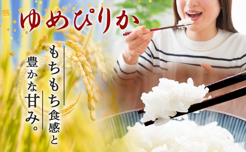 北海道 定期便 6ヵ月連続6回 令和6年産 ゆめぴりか 5kg×2袋 特A 精米 米 白米 ご飯 お米 ごはん 国産 ブランド米 肉料理 ギフト 常温 お取り寄せ 産地直送 送料無料 