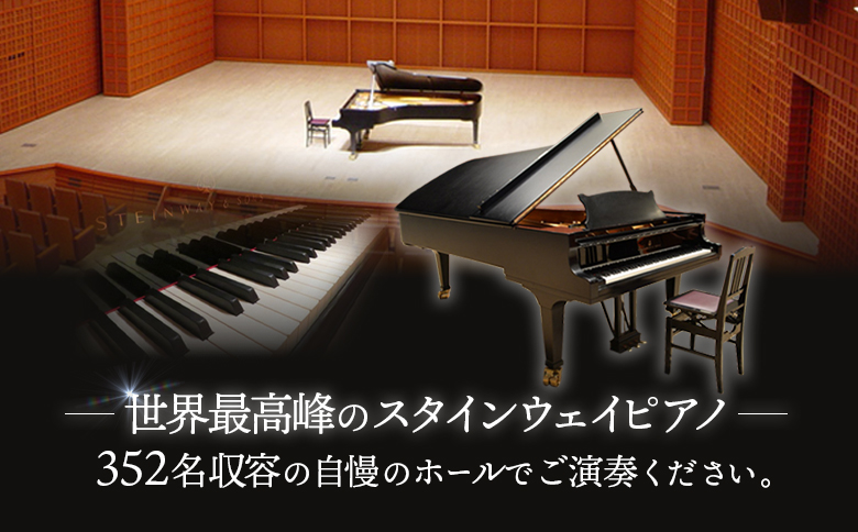 スタインウェイピアノ 試弾券 120分 平日限定 ｜ オンライン 申請 ふるさと納税 北海道 新十津川 ピアノ スタンウェイピアノ ピアノ試弾券 体験 ピアノ体験 ピアノ弾き放題 新十津川町【2100101】