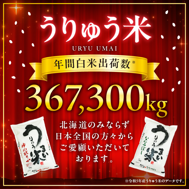 【7月配送】うりゅう米ななつぼし5kg（5kg×1袋）