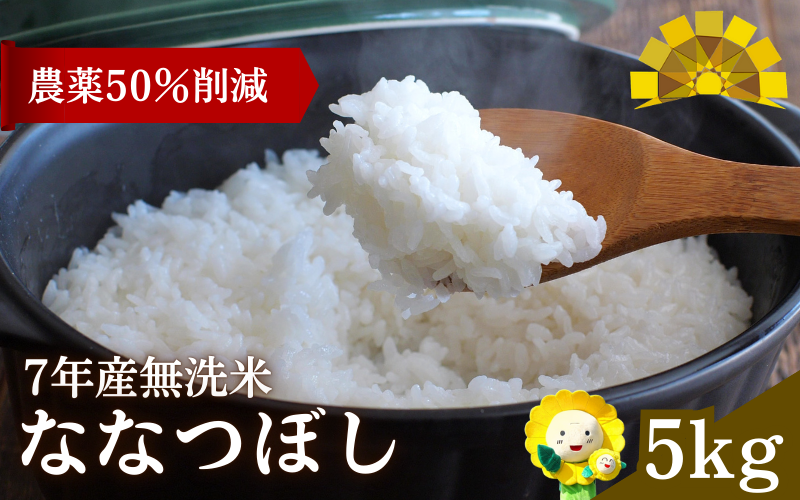 令和7年産 無洗米 ななつぼし 5kg 【sun400-nana-m5-R7A】
