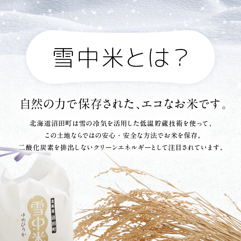 令和7年産 特Aランク米 ななつぼし 精米 5kg（5kg×1袋）【8月発送】 雪冷気 籾貯蔵 雪中米 北海道 nr-1440
