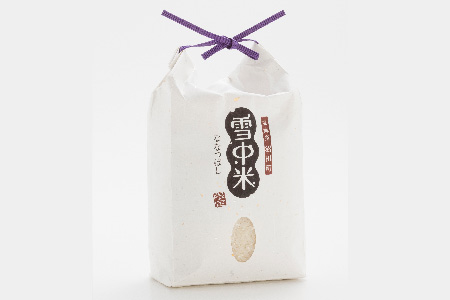 【新米予約】令和６年産 特Aランク米 ななつぼし 無洗米 2kg（2kg×1袋）雪冷気 籾貯蔵 北海道 雪中米