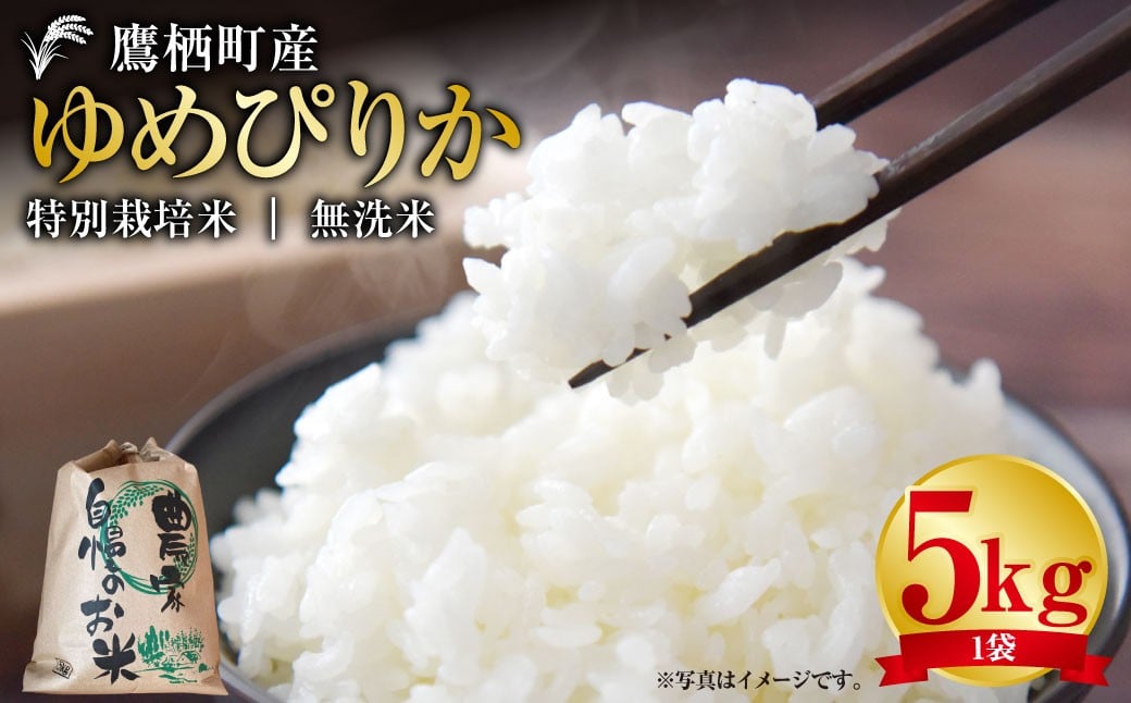 【令和7年産】 ゆめぴりか （無洗米） 5kg 北海道 鷹栖町 たかすタロファーム 米 コメ こめ ご飯 無洗米 お米 ゆめぴりか 無洗米