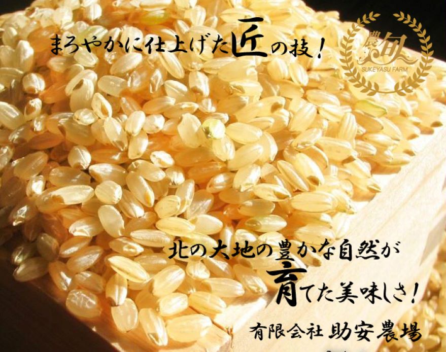 F005《先行予約》 【玄米】令和６年産 助安農場のゆめぴりか定期便５kg×６回