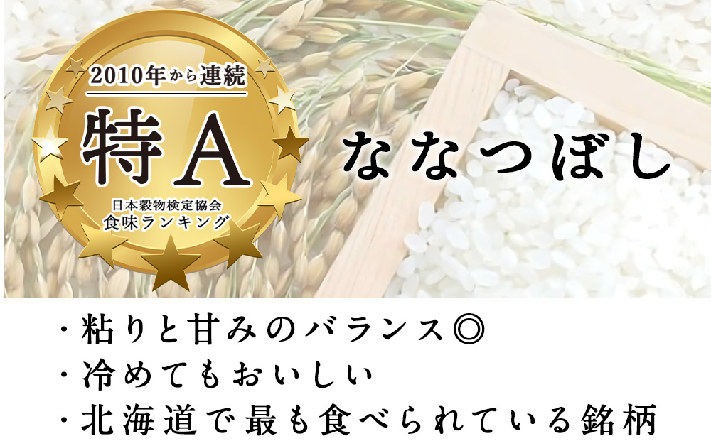 【定期便5ヵ月】北海道産 ななつぼし30kg（5kg×6袋） お米 こめ 精米 白米 ごはん ブランド米 国産米 北海道産 東神楽町